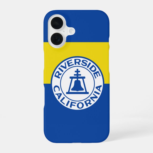 Flag of Riverside, California Iphone Case (Back)