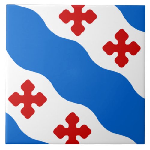 Flag of Rockville Maryland City Ceramic Tile