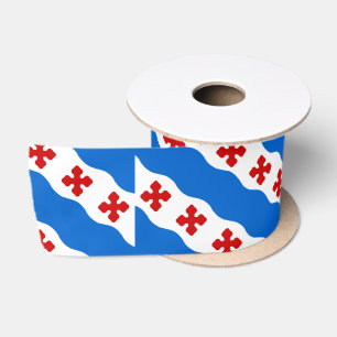 Flag of Rockville (Maryland City) Satin Ribbon