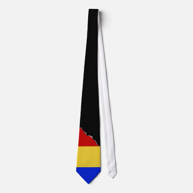 Flag of Romania Neck Tie (Front)
