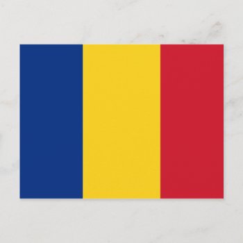 Flag Of Romania Postcard by kfleming1986 at Zazzle