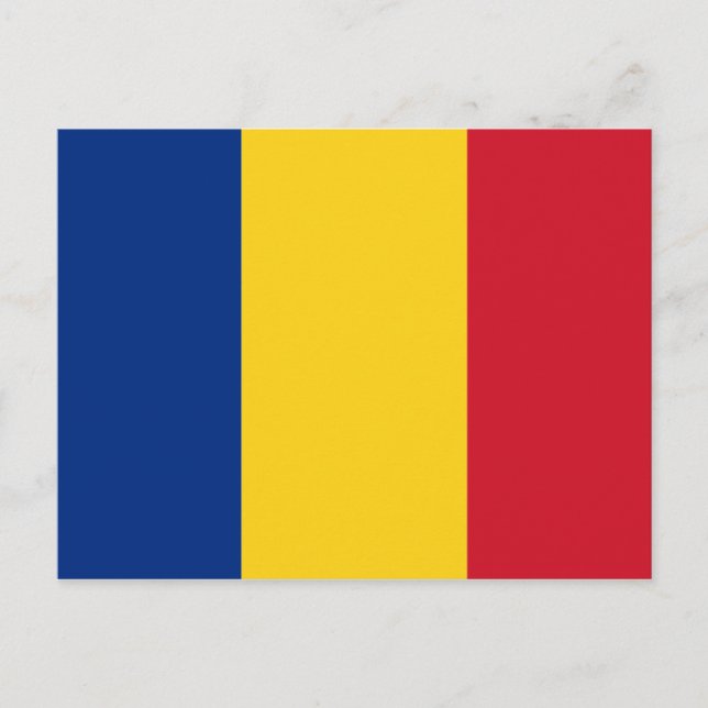 Flag of Romania Postcard (Front)