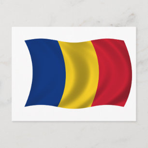 Flag of Romania Postcard