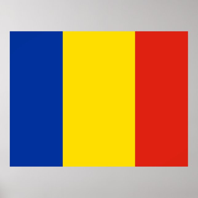 Flag of Romania Poster (Front)