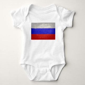 Flag of Russia Baby Bodysuit