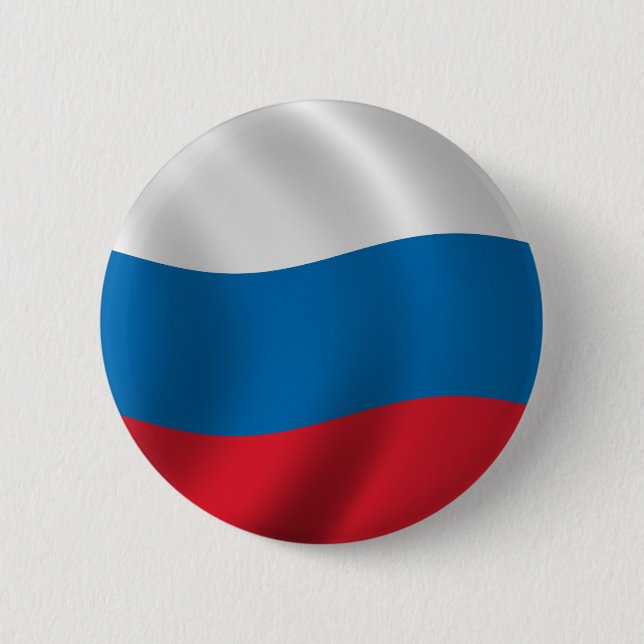 Flag of Russia Button (Front)