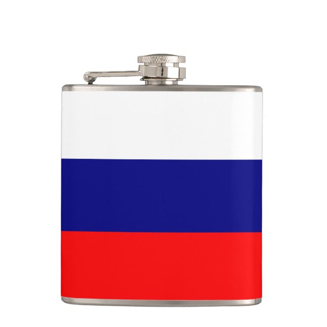 Flag of Russia Flask (Front)
