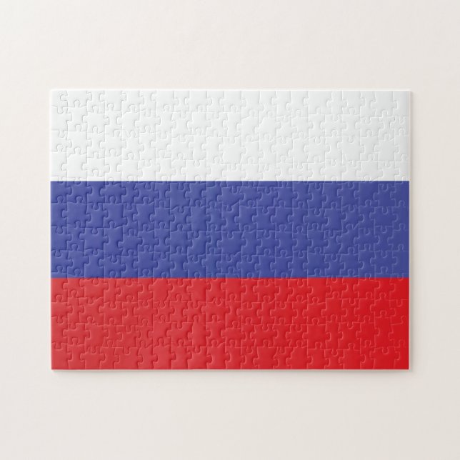 Flag of Russia Jigsaw Puzzle (Horizontal)