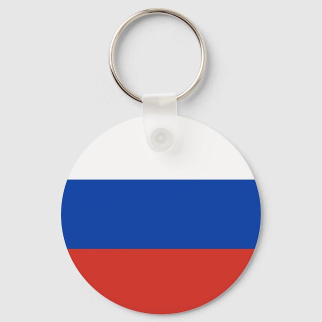 Flag of Russia Keychain (Front)