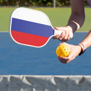 Flag of Russia Pickleball Paddle