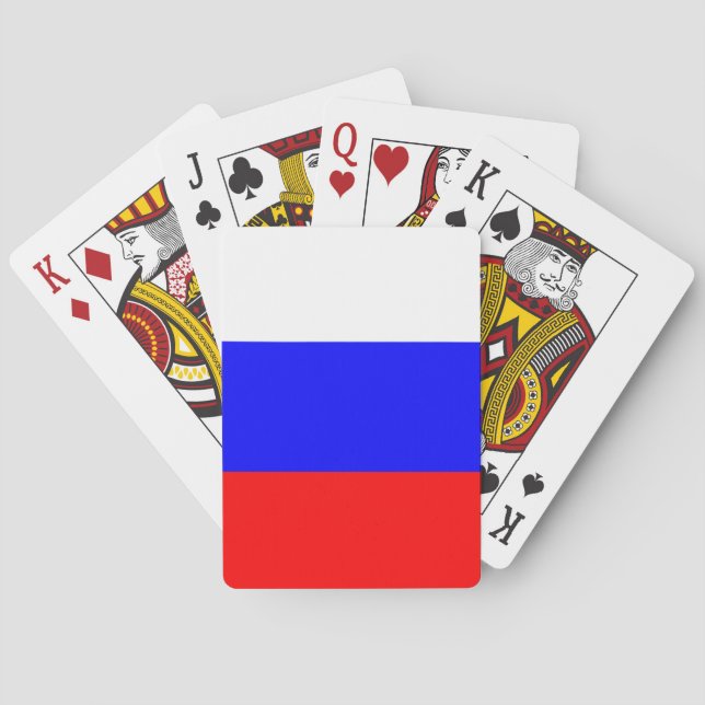 Flag of Russia Playing Cards (Back)