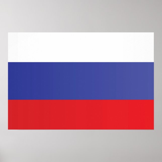 Flag of Russia Poster (Front)
