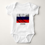 Flag Of Russia, Russian Flag Baby Bodysuit at Zazzle