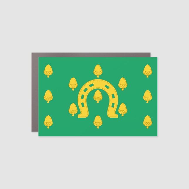 Flag of Rutland Car Magnet (Front)