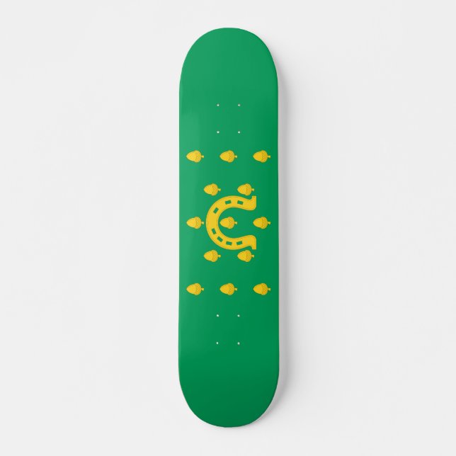 Flag of Rutland Skateboard (Front)