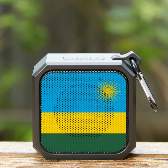 Flag of Rwanda Bluetooth Speaker (Insitu(Outdoor))