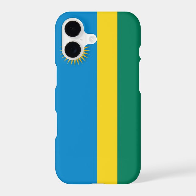 Flag of Rwanda Case-Mate iPhone Case (Back)
