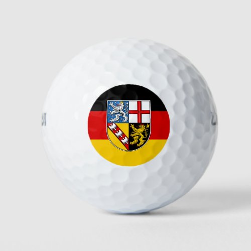 Flag of Saarland Golf Balls