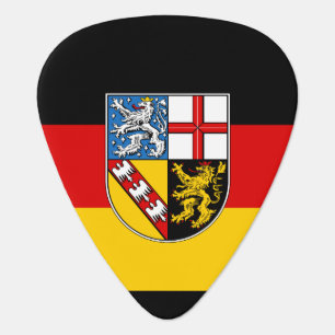 Flag of Saarland Guitar Pick