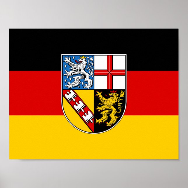 Flag of Saarland Poster (Front)