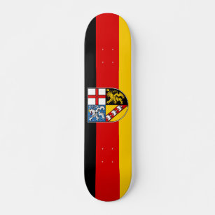Flag of Saarland Skateboard
