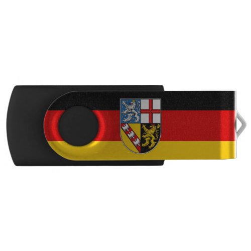 Flag of Saarland USB Flash Drive