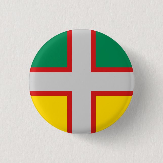 Flag of Saguenay–Lac-Saint-Jean (QUÉBEC) Button (Front)