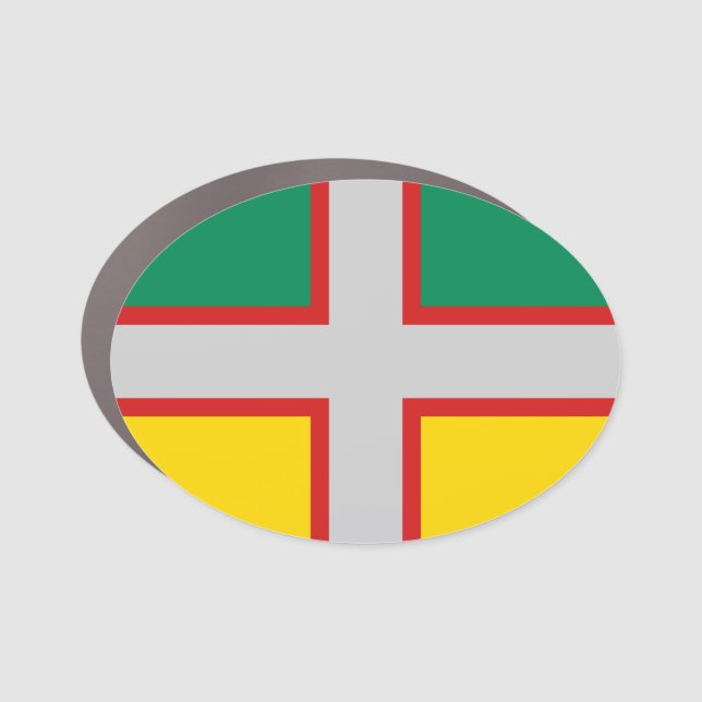 Flag of Saguenay–Lac-Saint-Jean (QUÉBEC) Car Magnet (Front)