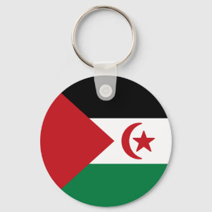 Flag of Saharan Arab Democratic Republic Keychain