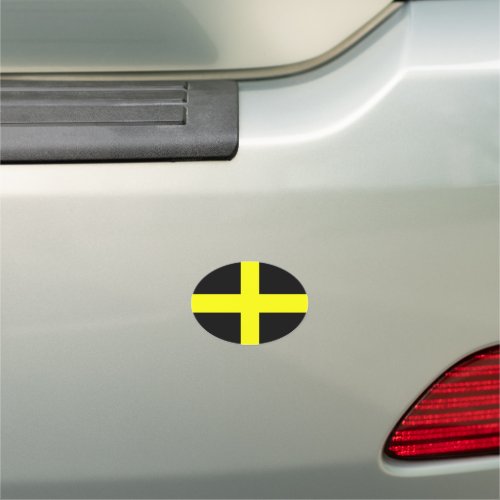 Flag of Saint David Wales Car Magnet