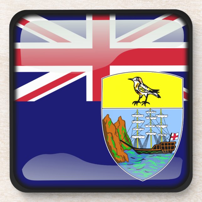 Flag of Saint Helena Drink Coaster (Front)