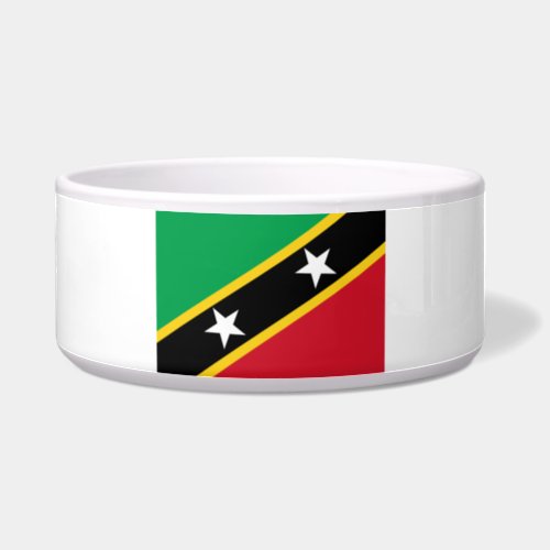 Flag of Saint Kitts and Nevis Caribbean Bowl