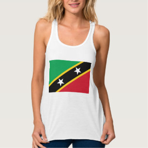 Flag of Saint Kitts and Nevis (Caribbean) Tank Top