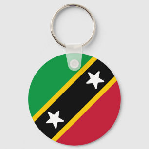 Flag of Saint Kitts and Nevis Keychain