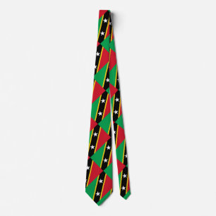 Flag of Saint Kitts and Nevis Neck Tie