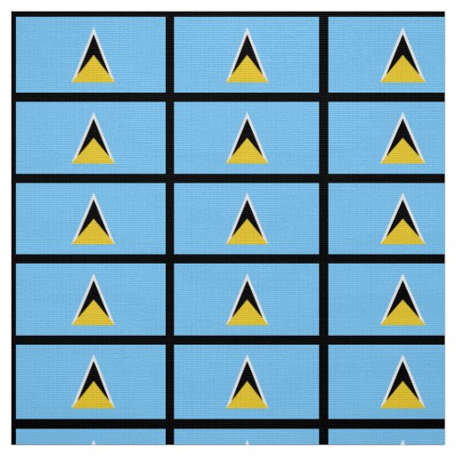 Flag of Saint Lucia Fabric