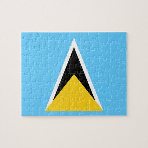 Flag of Saint Lucia Photo Puzzle