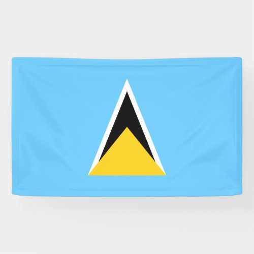 Flag of Saint Lucia St Lucia Caribbean Banner