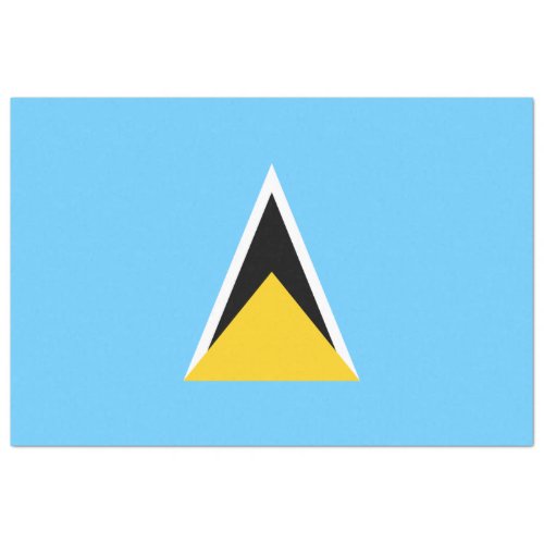 Flag of Saint Lucia St Lucia Caribbean Tissue Paper