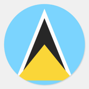 Flag of Saint Lucia Sticker