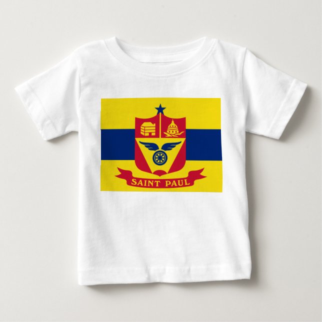 Flag of Saint Paul (Minnesota) Baby T-Shirt (Front)