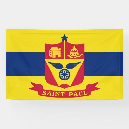 Flag of Saint Paul Minnesota Banner