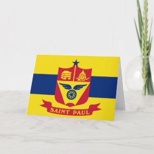 Flag of Saint Paul (Minnesota) Card