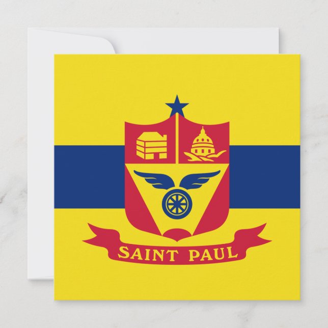 Flag of Saint Paul (Minnesota) Card (Front)