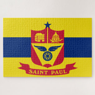 Flag of Saint Paul (Minnesota) Jigsaw Puzzle