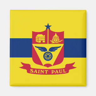 Flag of Saint Paul (Minnesota) Magnet