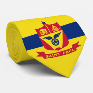 Flag of Saint Paul (Minnesota) Neck Tie