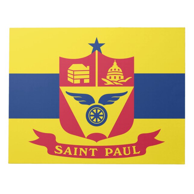 Flag of Saint Paul (Minnesota) Notepad (Front)
