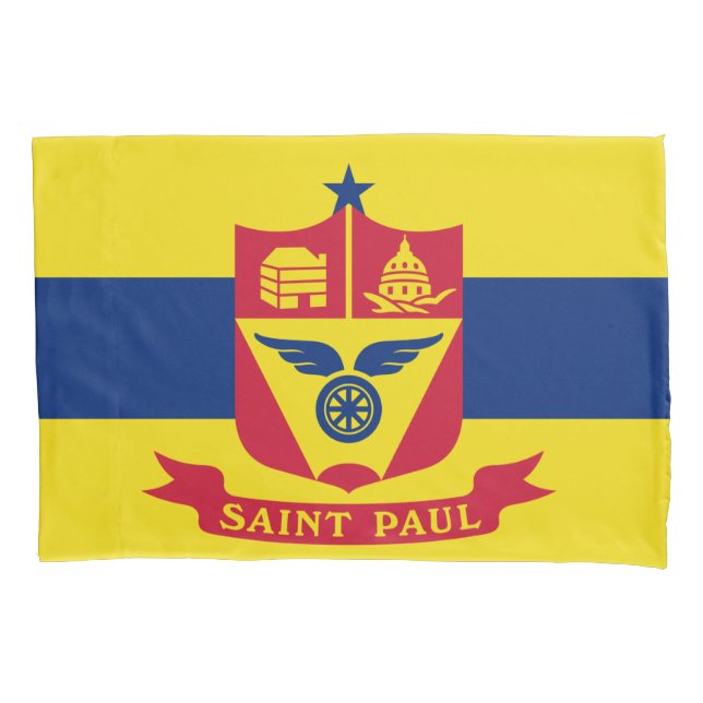 Flag of Saint Paul (Minnesota) Pillow Case (Front)