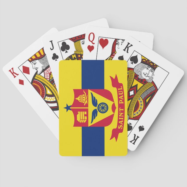 Flag of Saint Paul (Minnesota) Poker Cards (Back)